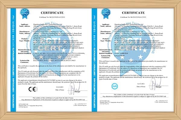 氣象站CE、ROHS