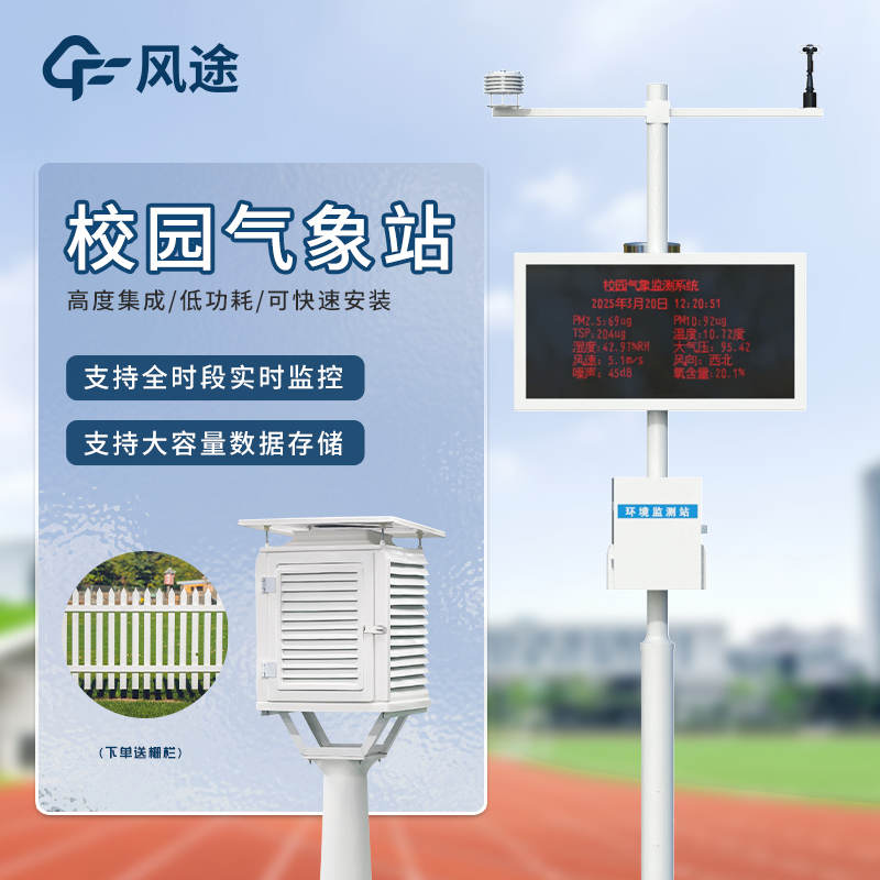 校園里的自動(dòng)氣象站